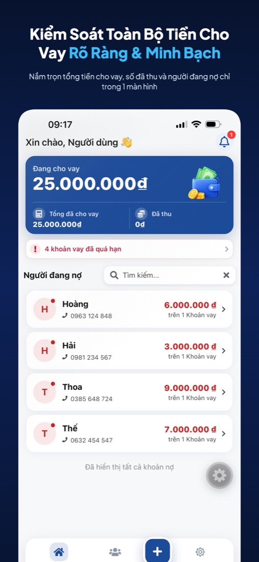Lenote: Kiểm soát toàn bộ tiền cho vay rõ ràng, minh bạch